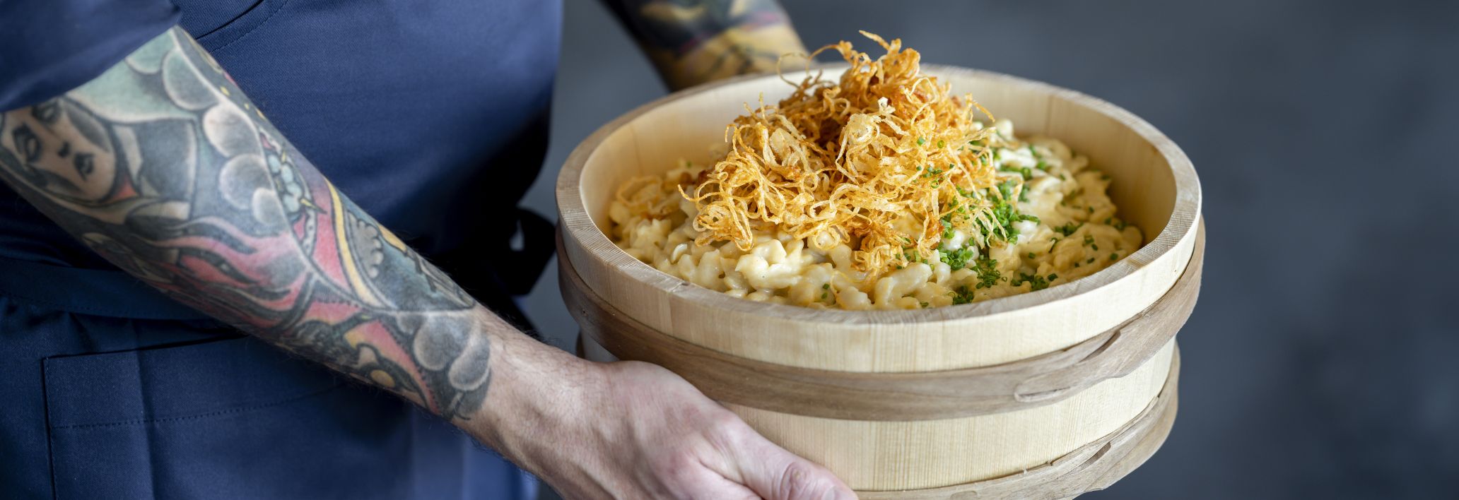 Käsknöpfle in der Fuchsegg Eco Lodge Käsknöpfle in der Fuchsegg Eco Lodge