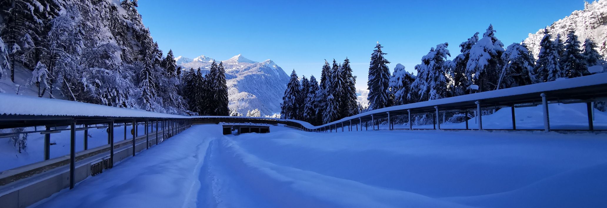 Bobfahren im Eiskanal Bludenz Bobfahren im Eiskanal Bludenz