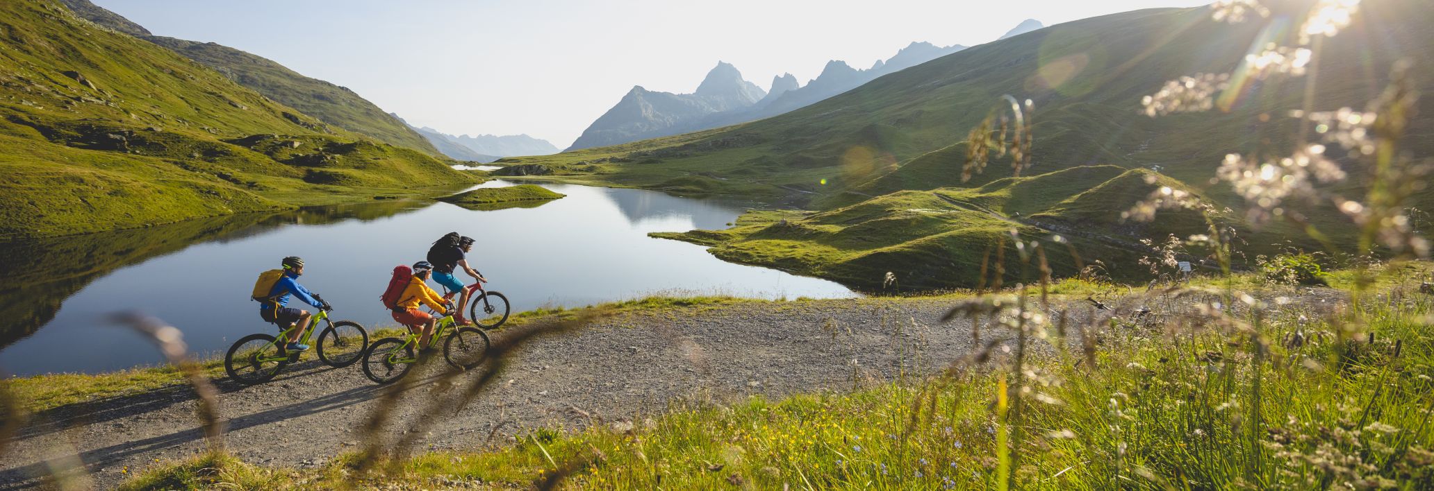 E-Bike-Tour Heilbronner-Langsee (c) Stefan Kothner - Montafon Tourismus