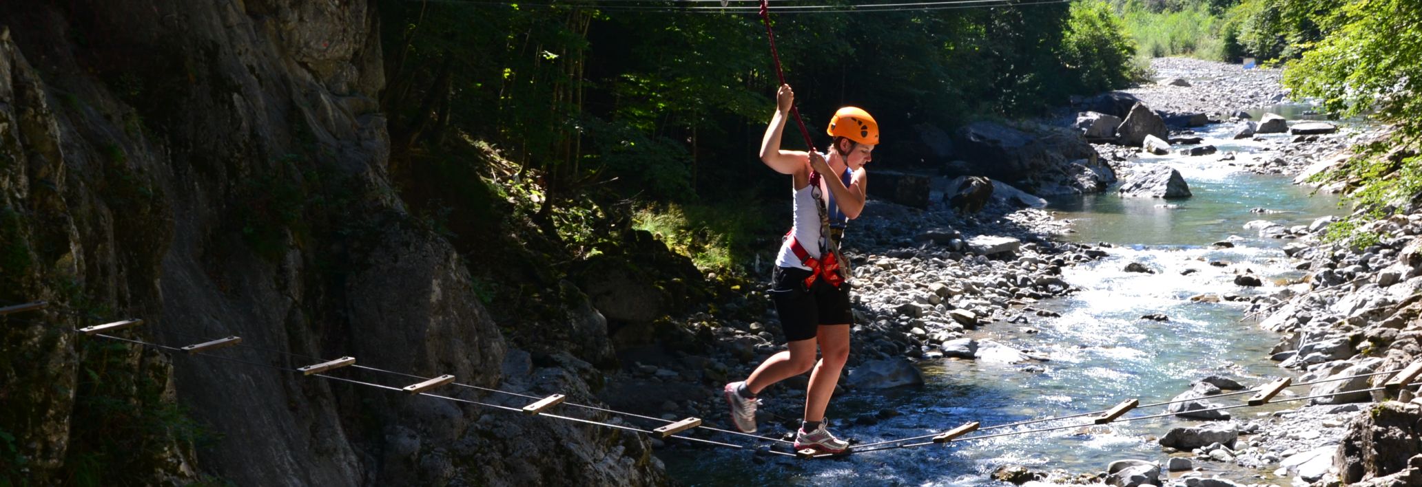 Teambuilding im Hochseilgarten