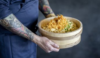 Käsknöpfle in der Fuchsegg Eco Lodge Käsknöpfle in der Fuchsegg Eco Lodge