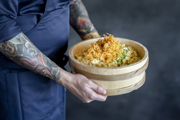 Käsknöpfle in der Fuchsegg Eco Lodge Käsknöpfle in der Fuchsegg Eco Lodge