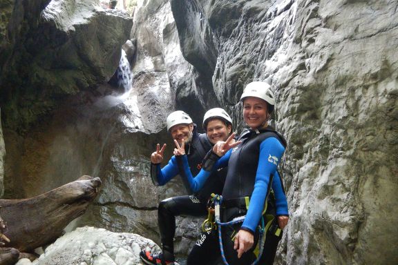 Canyoning, Rahmenprogramm für Firmenevents