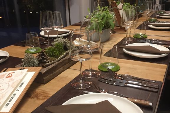 Chef´s table in Pansis Kochmeisterei, Hohenems Chef´s table in Pansis Kochmeisterei, Hohenems