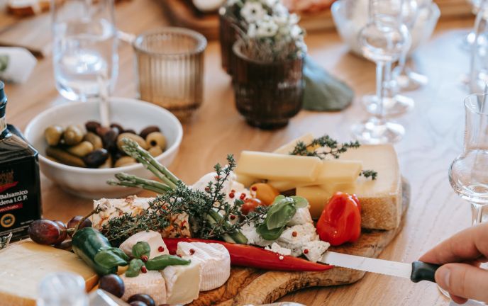 Brettljause bei MAAN Spirituosen in Alberschwende Brettljause bei MAAN Spirituosen in Alberschwende