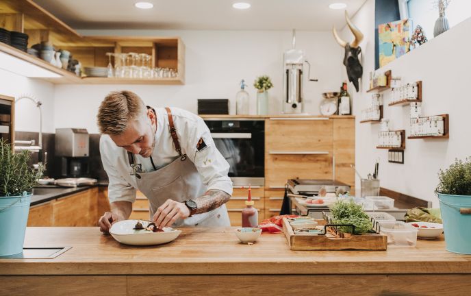 Küchenchef in der Kochmeisterei