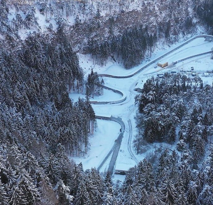 Luftbild Eiskanal Bludenz Luftbild Eiskanal Bludenz