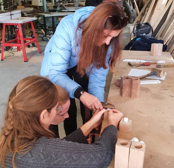 Pfeffermühlen Kreativworkshop beim Teamevent